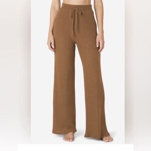 Beyond Yoga Toffee Waffle Knit Pants
